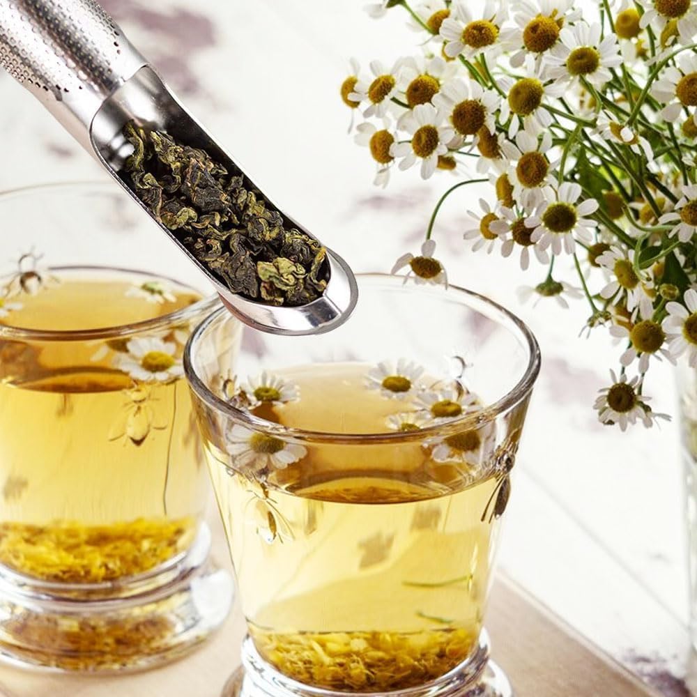 Stainless Steel Tea infuser, 2025 Upgrade Tea Artifact Creative Pipe Stainless Steel Tea Infuser with Hanging Hook Ha... - Image 2