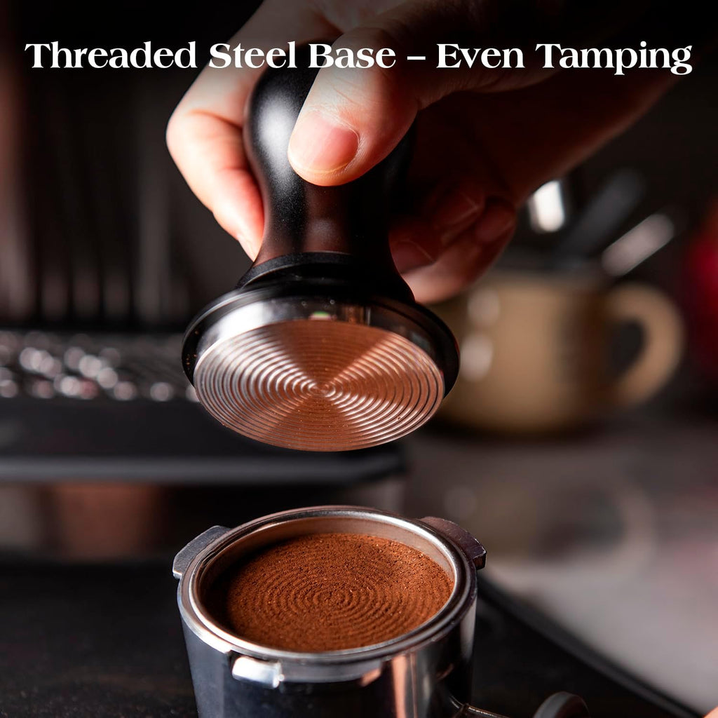 7 PCS Espresso Accessories Kit: 53.3mm Espresso Tamper, Coffee Distributor, Puck Screen, Dosing Funnel and WDT Tool, ... - Image 3
